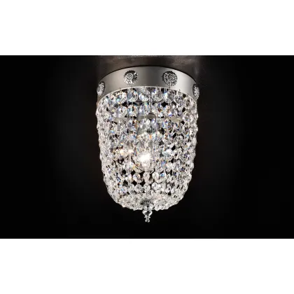 Picture A small crystal ceiling chandelier