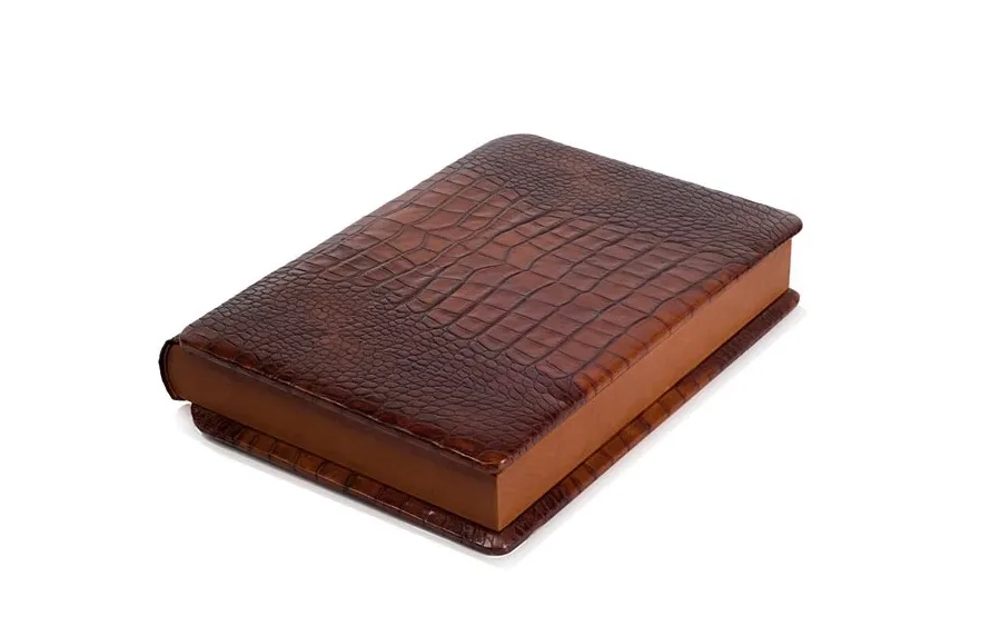 picture 3 Small handy desk tool set – natural leather