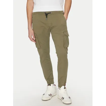 Zdjęcie Alpha Industries Joggery Twill 116202 Zielony Regular Fit