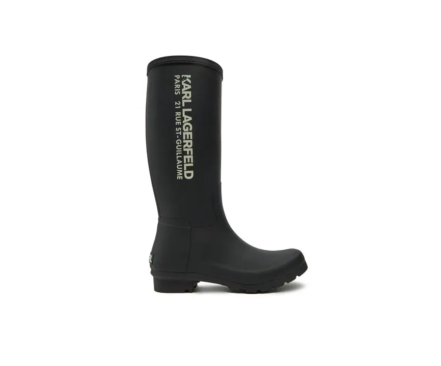 obrazek 1 KARL LAGERFELD Kalosze KL47085 Czarny