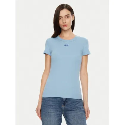Zdjęcie HUGO T-Shirt Easy 50523924 Niebieski Slim Fit