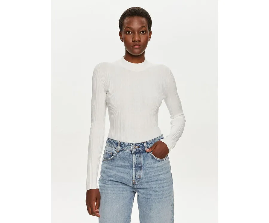 obrazek 1 Hugo Sweter Sarphammy 50518311 Écru Slim Fit HUGO
