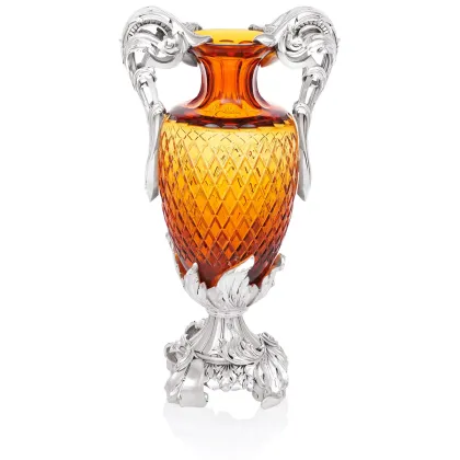 Zdjęcie Kryształowy wazon na barokowy styl - Linea Argenti