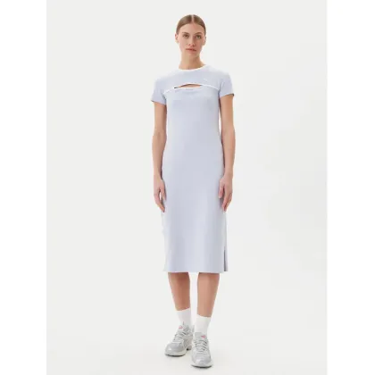 Zdjęcie Puma Sukienka codzienna Ess Cut-Out 629769 Błękitny Slim Fit