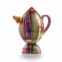 Picture A unique painted ceramic water or wine jug
