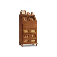 Zdjęcie Włoska spiżarnia z 10 szufladami i 2 polerowanymi klapami - Zanini