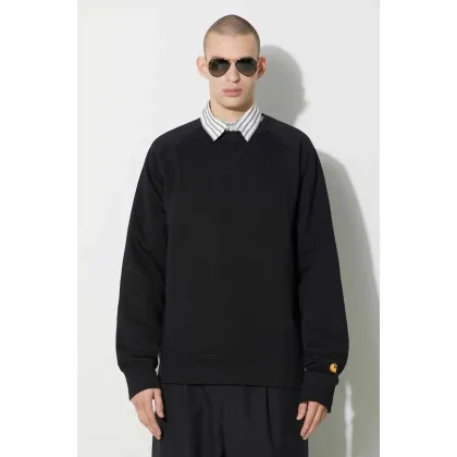 Zdjęcie Carhartt WIP bluza Chase Sweat męska kolor czarny gładka I033660.00FXX