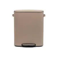 Zdjęcie Duży kosz na śmieci z pedałem do segregacji odpadów