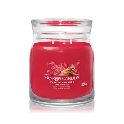 Zdjęcie Yankee Candle Sparkling Cinnamon Signature Jar Świeca zapachowa 368 g