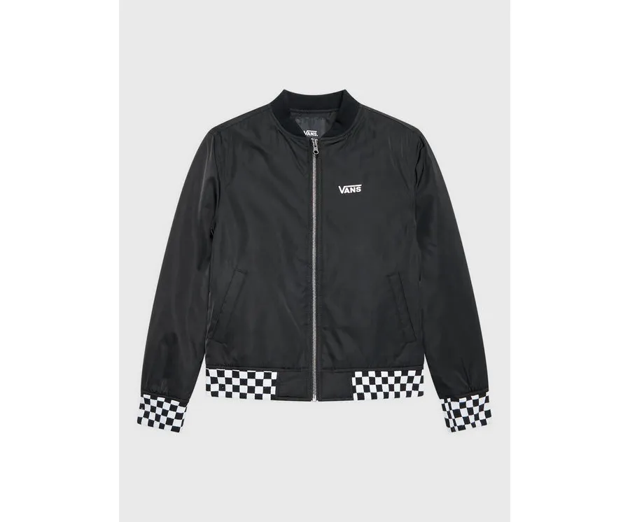obrazek 1 Vans Kurtka bomber Radically Happy VN0A7RUE Czarny Regular Fit