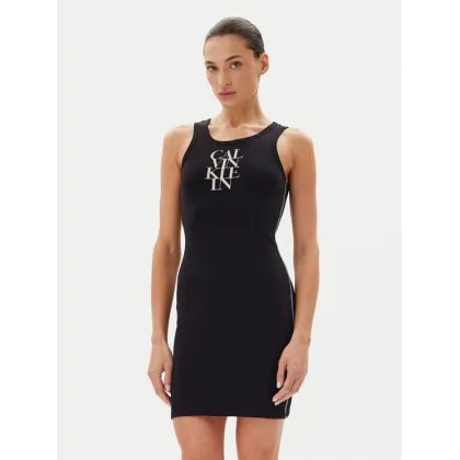 Zdjęcie Calvin Klein Jeans Sukienka codzienna LV044C203G Czarny Slim Fit