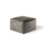 Zdjęcie Wyjątkowa włoska kwadratowa pufa do sypialni lub salonu