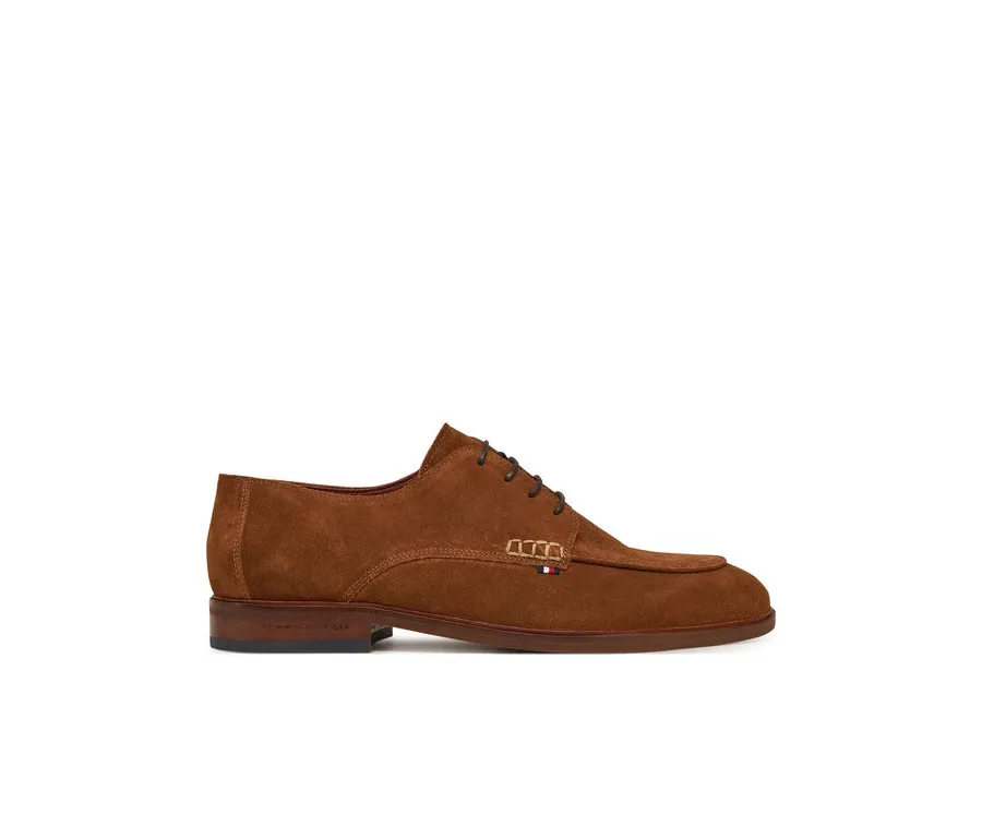 obrazek 1 Tommy Hilfiger Półbuty Hilfiger Thunit Suede M Toe Shoe FM0FM05468 Brązowy