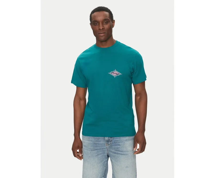 obrazek 1 Quiksilver T-Shirt EQYZT08046 Zielony Regular Fit