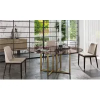 Zdjęcie Luksusowy włoski mebel w stylu współczesnym - okrągły stół do salonu i jadalni