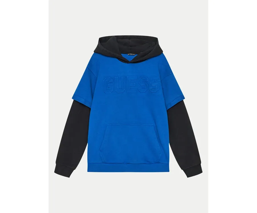 obrazek 1 Guess Bluza L4YQ01 KA6R3 Niebieski Regular Fit