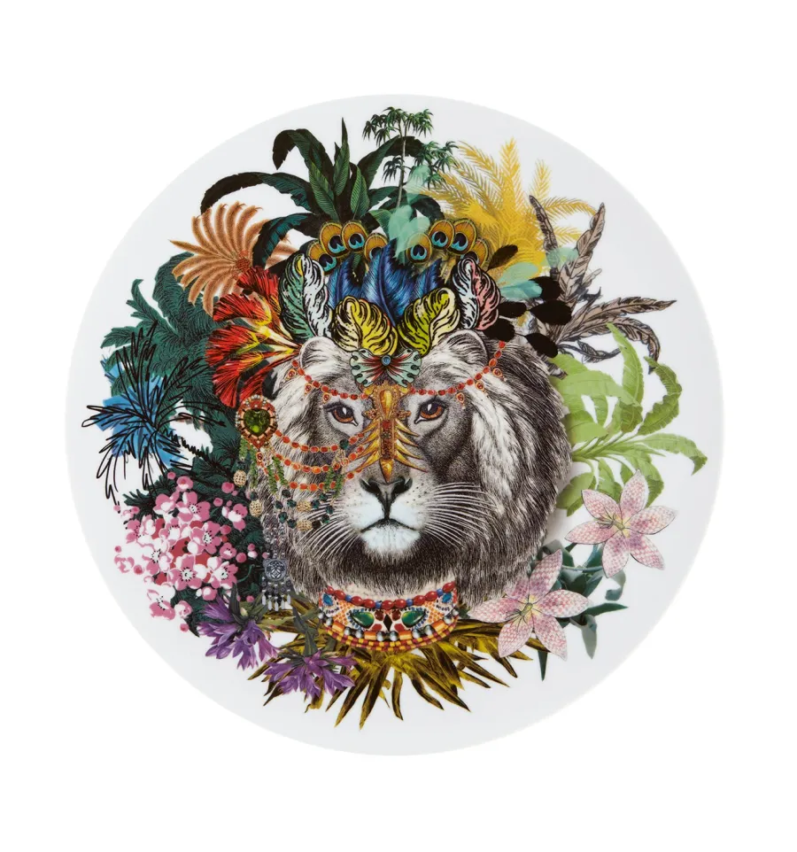 obrazek 1 Stylowy malowany talerz-półmisek Jungle King z kolekcji Love Who You  Want - Vista Alegre