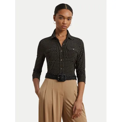 Zdjęcie LAUREN RALPH LAUREN Koszula 200971090001 Czarny Slim Fit