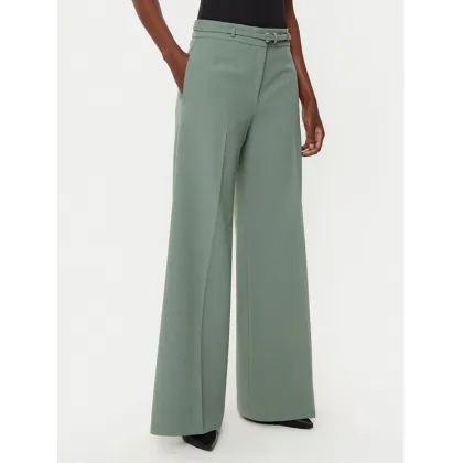 Zdjęcie HUGO Spodnie palazzo Havinera 50530147 Zielony Regular Fit