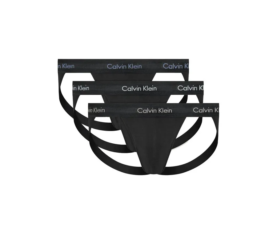 obrazek 1 Calvin Klein Underwear Komplet 3 par slipów Jock Strap 000NB3363A Czarny