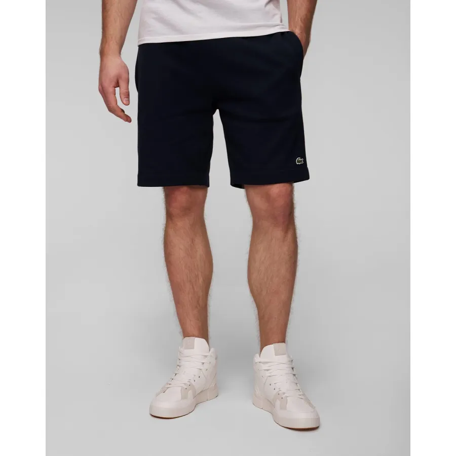 obrazek 1 Białe Szorty Dresowe Męskie Lacoste Gh9627