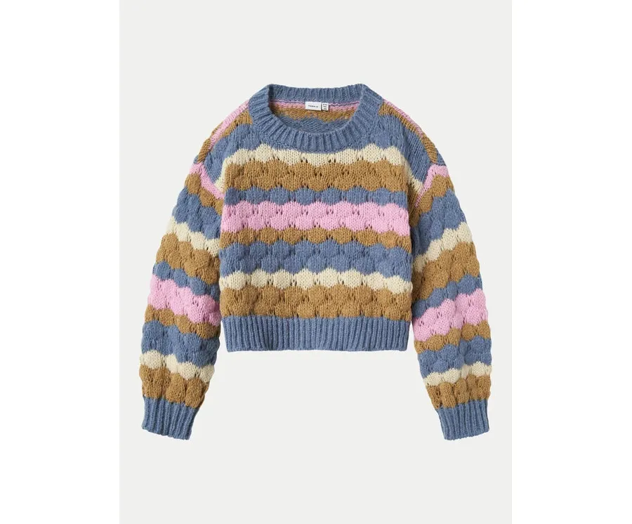 obrazek 1 NAME IT Sweter 13233073 Kolorowy Regular Fit