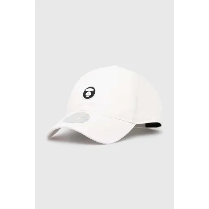 Zdjęcie AAPE czapka z daszkiem bawełniana kolor biały z aplikacją AAPCPM4865XXM
