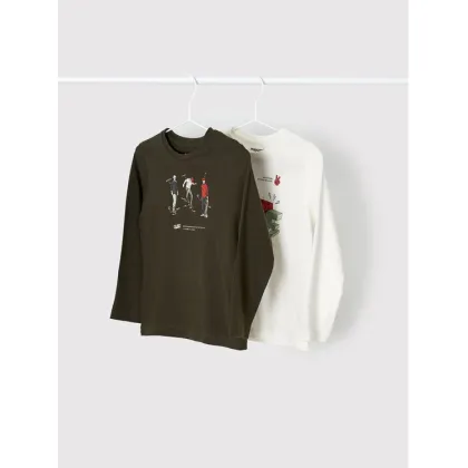 Zdjęcie Mayoral Komplet 2 bluzek 4020 Kolorowy Regular Fit