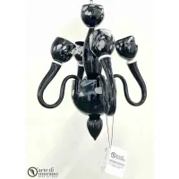 Zdjęcie Oryginalny żyrandol wenecki z 4 światłami, wykonany ze szkła Murano