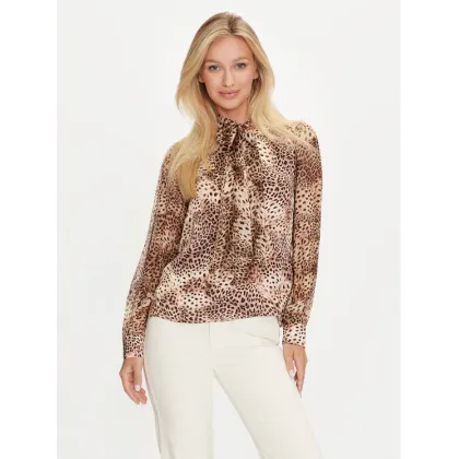 Zdjęcie Guess Bluzka Brigitte W4YH6B WEE20 Brązowy Regular Fit