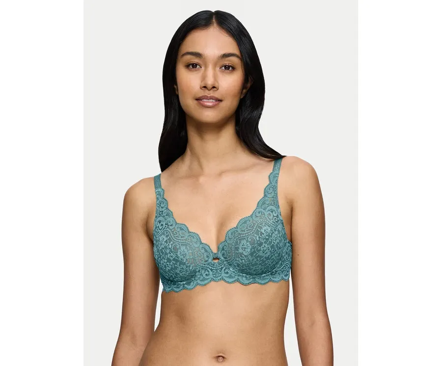 obrazek 1 Triumph Biustonosz z fiszbiną Amourette 10209574 Turkusowy