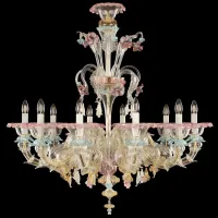 Picture A tasteful glass chandelier - handmade from Murano glass straight from Italy