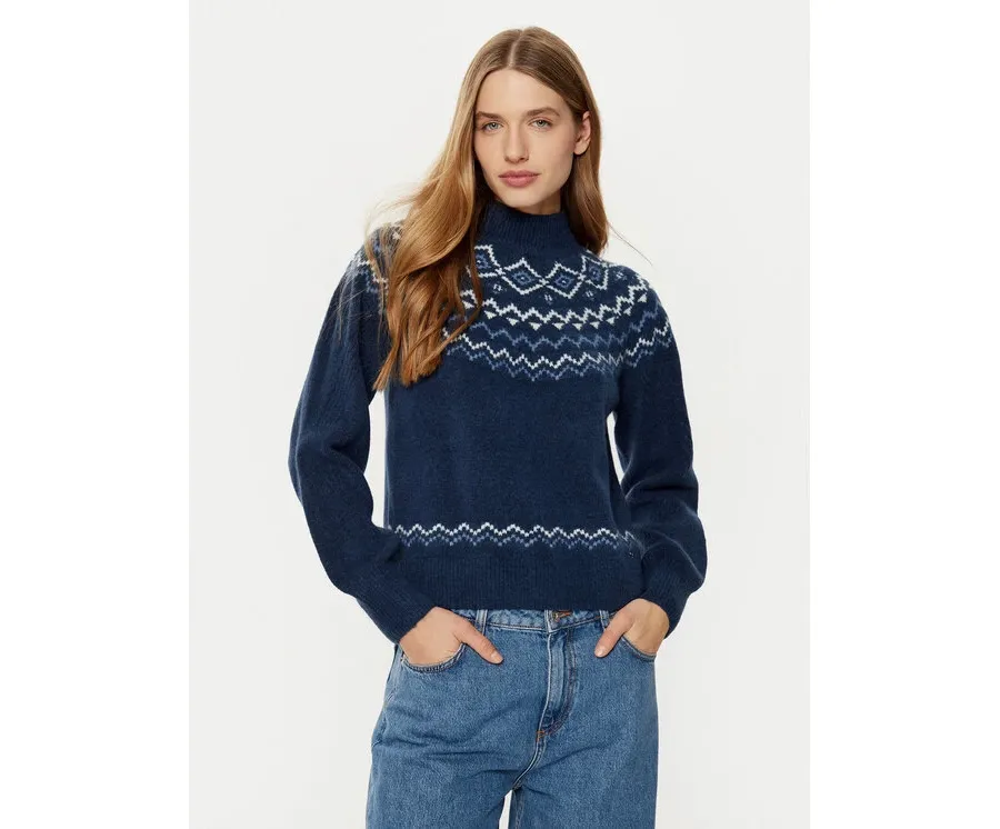 obrazek 1 Guess Sweter W4PR0Z Z3LQ0 Granatowy Regular Fit