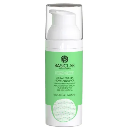 Zdjęcie BasicLab Complementis Lekka emulsja normalizująca 50 ml Basiclab Dermocosmetics