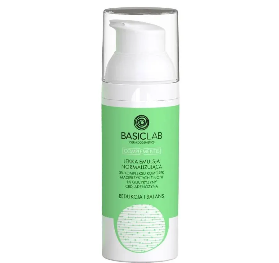 obrazek 1 BasicLab Complementis Lekka emulsja normalizująca 50 ml Basiclab Dermocosmetics