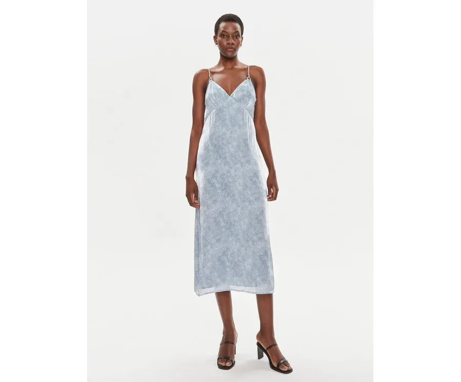 obrazek 1 MICHAEL Michael Kors Sukienka koktajlowa MS4828LDLS Niebieski Regular Fit