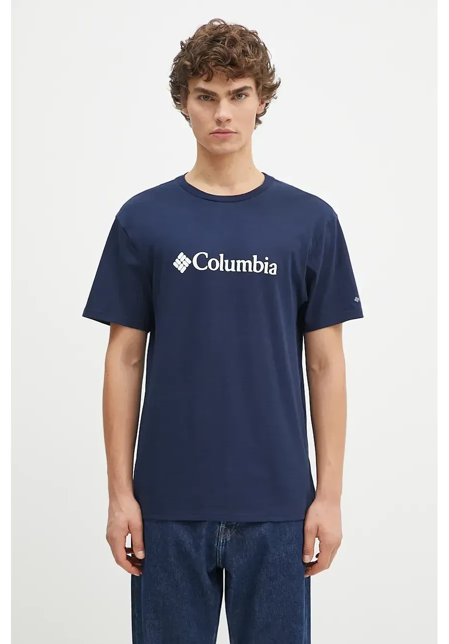 obrazek 1 Columbia t-shirt męski kolor granatowy 1680053-014
