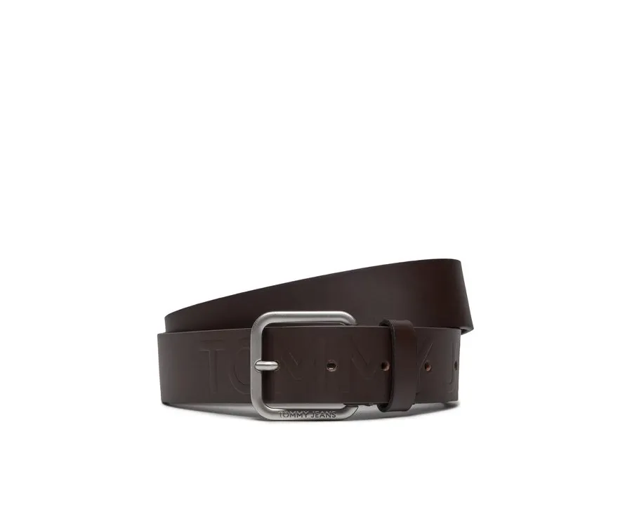 obrazek 1 Tommy Jeans Pasek Męski Tjm Finley 3.5 AM0AM12044 Brązowy