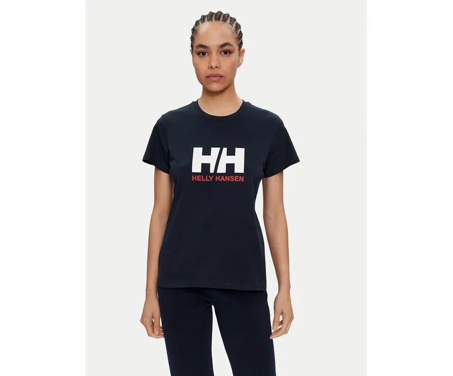 obrazek 1 Helly Hansen T-Shirt W Hh Logo T-Shirt 2.0 34465 Granatowy Regular Fit
