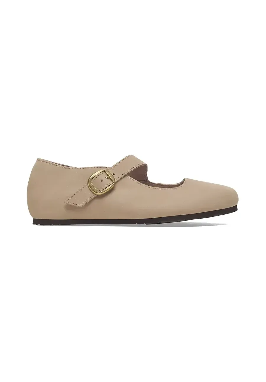 obrazek 1 Birkenstock baleriny nubukowe Tracy LENB kolor beżowy 1029776