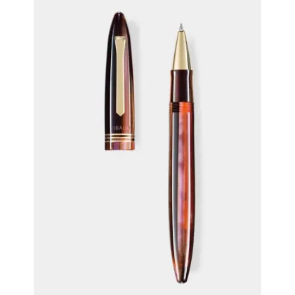 Zdjęcie Pióro kulkowe Tibaldi Bononia Zany Brown, 18ct złoto
