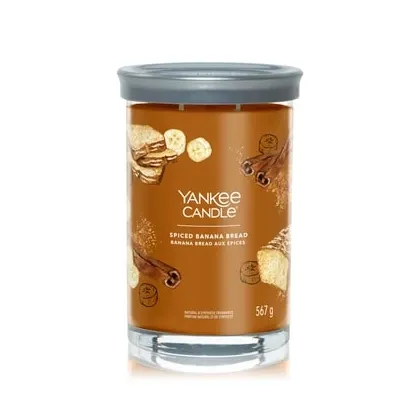 Zdjęcie Yankee Candle Spiced Banana Bread Signature Large Tumbler Świeca zapachowa 567 g