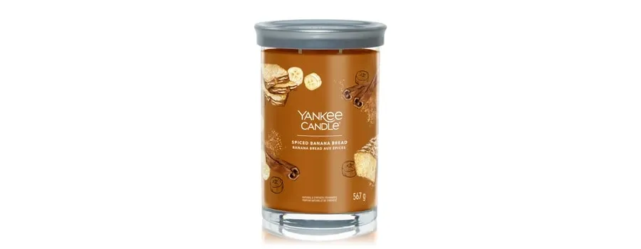 obrazek 1 Yankee Candle Spiced Banana Bread Signature Large Tumbler Świeca zapachowa 567 g