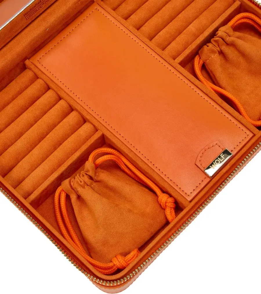 obrazek 3 Piękna szkatułka Maria Large Tangerine na biżuterię