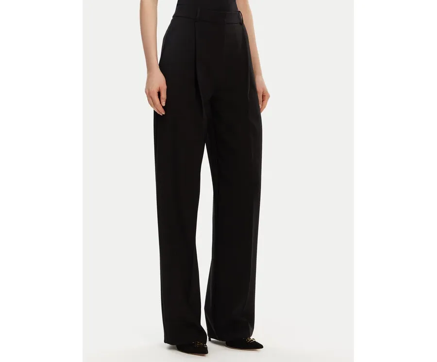 obrazek 1 Elisabetta Franchi Spodnie materiałowe PA-081-51E2-V360 Czarny Regular Fit