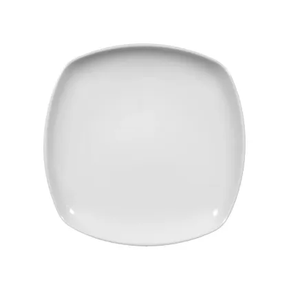 Zdjęcie Kwadratowy porcelanowy talerz śniadaniowy 20 cm z Niemiec - Seltmann Weiden