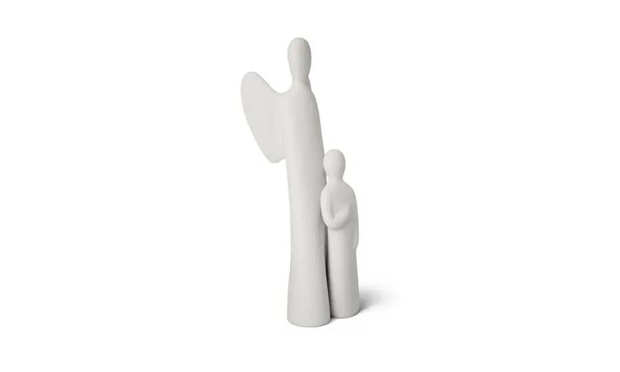 obrazek 3 Niesamowita figurka ceramiczna Anioł Stróż od włoskiej marki