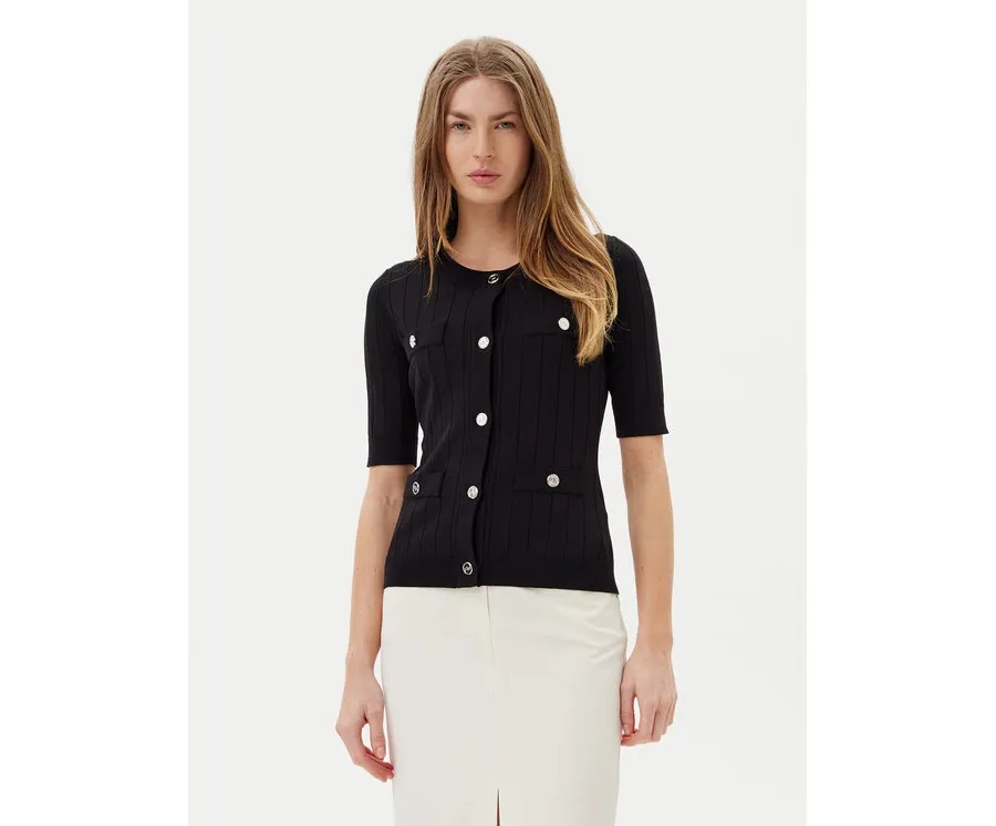 obrazek 1 ARTIGLI Kardigan ACMA001877 Czarny Regular Fit