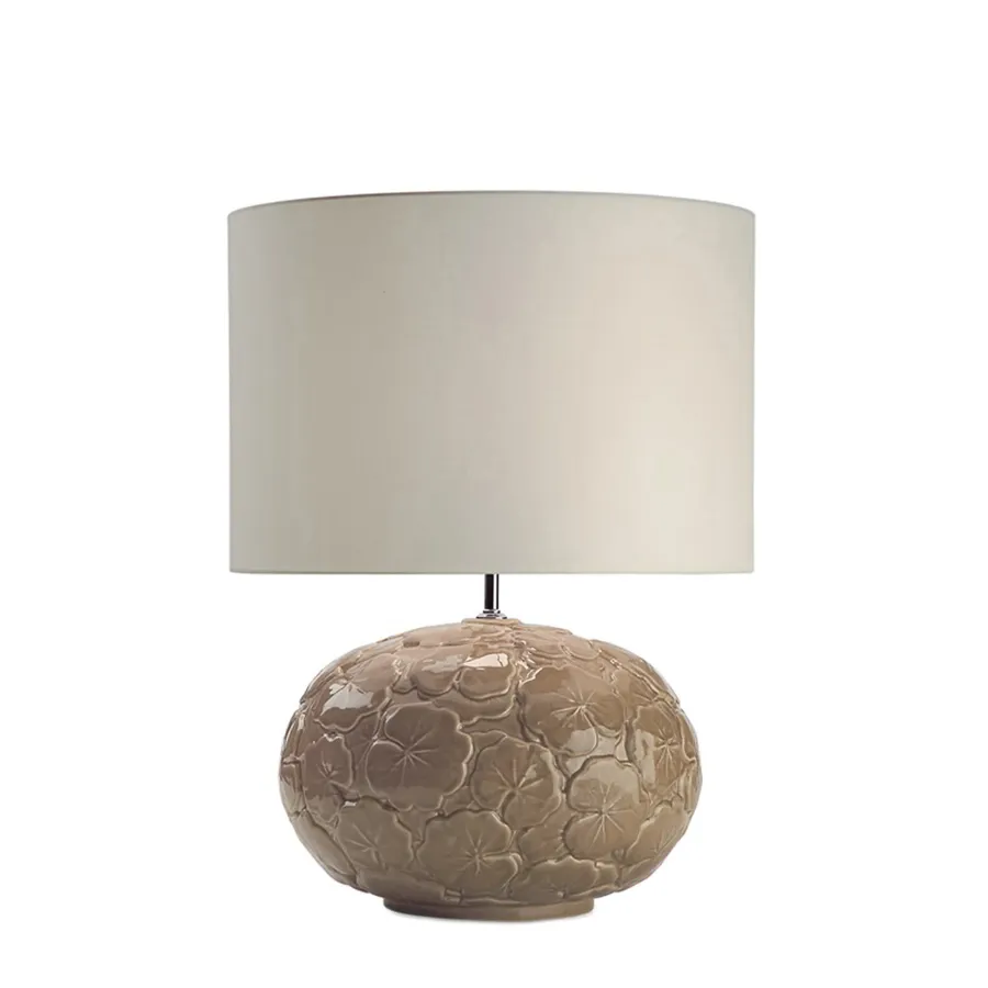 obrazek 3 Niska owalna ceramiczna lampa stołowa H.25xL.36xP.36 cm