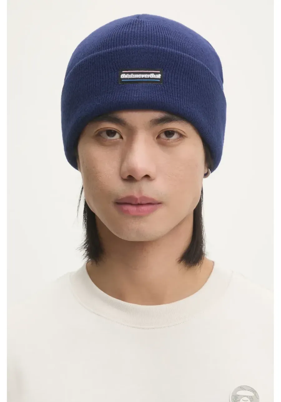 obrazek 1 thisisneverthat czapka ESP-Logo Beanie kolor granatowy TN243KHWBE02